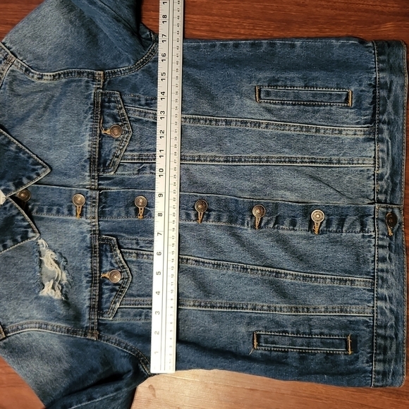Forever 21 Jacket Denim Small - Picture 9 of 14